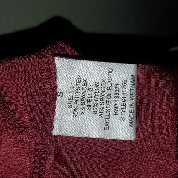 Forever 21 Wine Body Suit - Picture 3 of 5